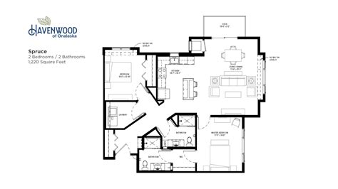 Senior Living Apartment Floor Plans | Havenwood of Onalaska