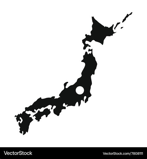 Map Of Japan Icon Simple Style Royalty Free Vector Image | The Best ...