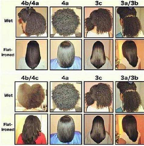 Black Hair Types Chart