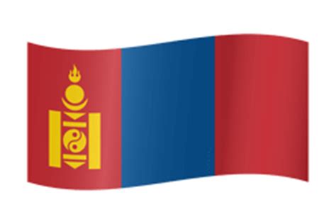 Mongolia flag vector - country flags