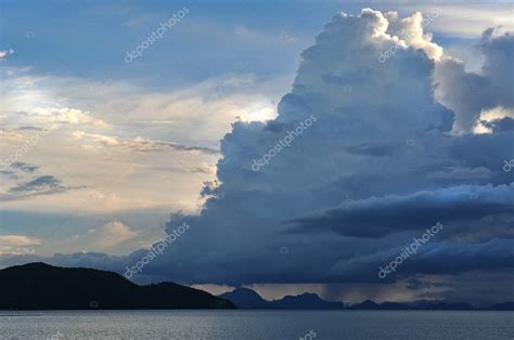 Storm clouds over the sea — Stock Photo © amoklv #4299082