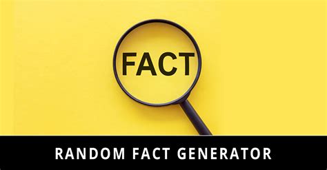 Random Fact Generator 💡😲