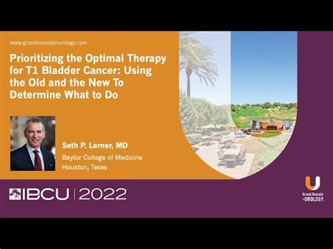 Prioritizing the Optimal Therapy for T1 Bladder Cancer: Using the Old and New - YouTube