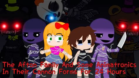 The Afton Family And Some Animatronics In Their Canon Forms For 24 ...