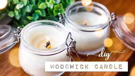 DIY Crackle Woodwick Candles with Popsicle Sticks | Gift Idea / Decor! - YouTube