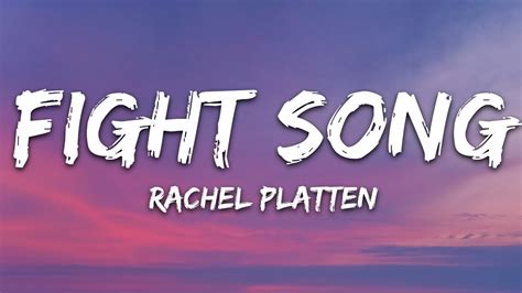 Rachel Platten - Fight Song (Lyrics) - YouTube Music