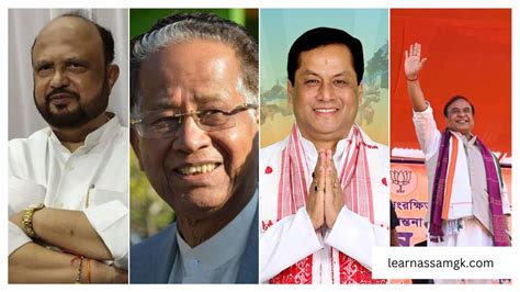 Chief Ministers Of Assam ( 1946 - 2023 ) - | Learn Assam GK