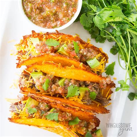 Low Carb Keto Cheese Taco Shells - Fast, Easy & Crispy