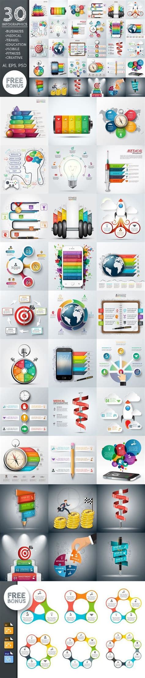 30 business infographic templates | Business infographic, Infographic templates, Powerpoint ...