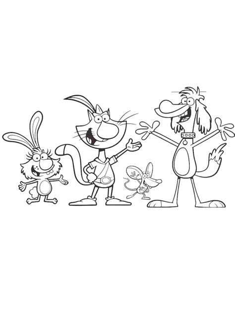 Nature Cat Coloring Pages - Best Coloring Pages For Kids