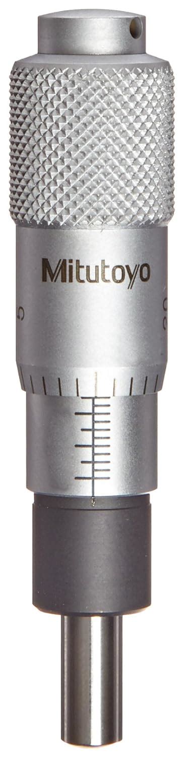 Mitutoyo 148-811, .001" X .500" Micrometer Head, .375" Plain Stem, 4mm ...