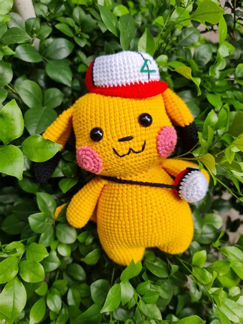 Pikachu Amigurumi, CROCHET PATTERN PIKACHU, Pikachu Crochet Pattern ...