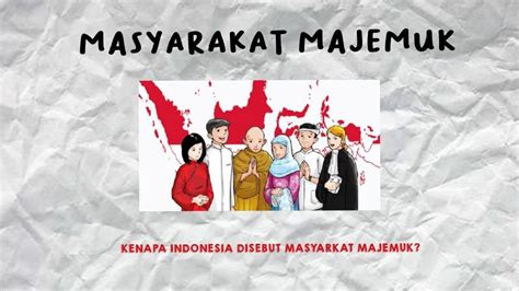 Masyarakat Majemuk itu apa sih? - YouTube