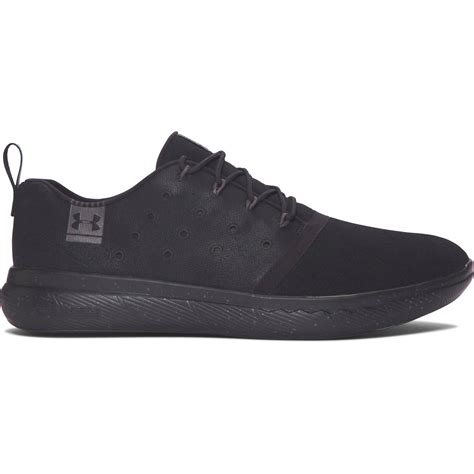 Under Armour Men's Ua Charged 24/7 Low Suede Shoes in Black for Men - Lyst