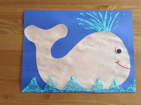 Whale Craft - Preschool Craft - Ocean Craft | Activities To Do With Kids | Pinterest