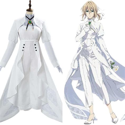 Size XS XXL Japanese Amine Violet Evergarden cosplay costume high quality women Luxury Dress ...