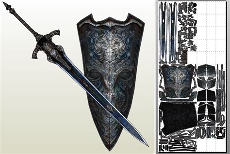 Greatsword+shield of Artorias (untainted) PDO/PDF by EuTytoAlba on ...