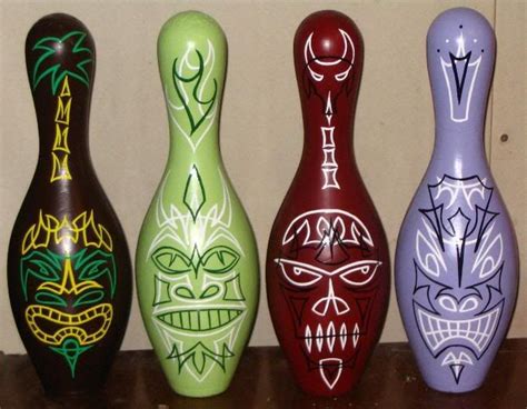 bowling pin art - Google Search | Pin art, Bowling pin crafts, Bowling pins