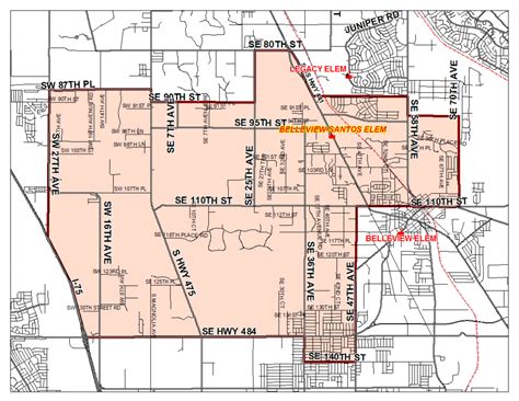 Map Of Belleview, Fl, Florida - Belleview Florida Map | Printable Maps