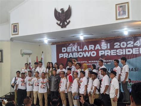 Prabowo Mania 08 Resmi Deklarasikan Prabowo Subianto Presiden 2024 ...