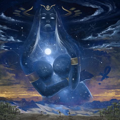 ArtStation - Nut, goddess of the sky, Riccardo Gualdi in 2022 | Fantasy ...