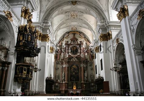 Linz Cathedral Beautiful Baroque Church Interior Stock Photo (Edit Now) 44135551