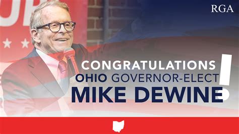 RGA Congratulates Ohio Governor-Elect Mike DeWine