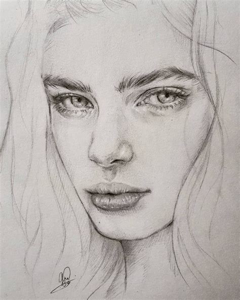 Annelies Bes on Instagram: “Today's sketch of @taylor_hill ” Pencil Sketches Of Faces, Girl ...