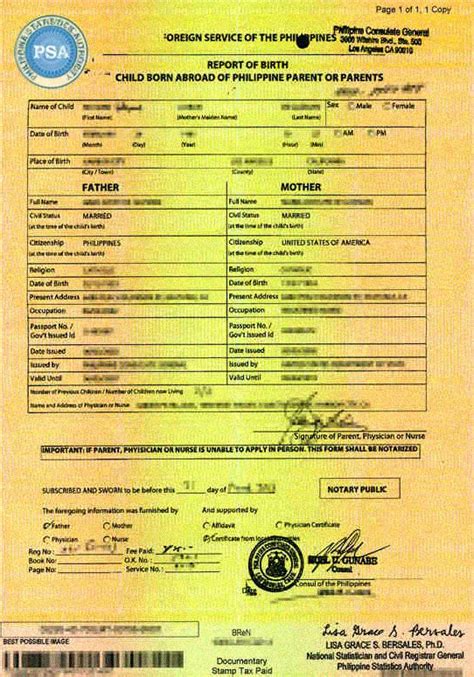 Birth certificate form, Birth certificate, Nso birth certificate