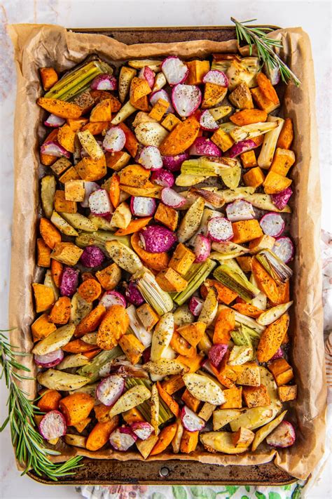 Roasted Root Vegetables Recipe | Easy Dinner Ideas