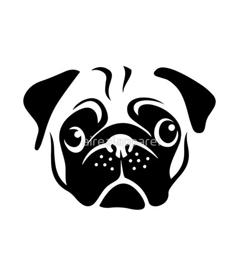 Pug Face Drawing at GetDrawings | Free download