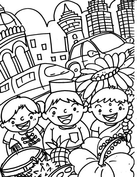 Pin by Lea Ostersson on Malaysia / Merdeka / Independence | Princess coloring pages, Coloring ...