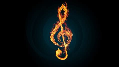 HD wallpaper: Fire Music Note ! ~, dark, 3d and abstract | Wallpaper Flare