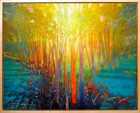 "SYMMETRY OF LIGHT: COPPICE 1941" | Art, Abstract art landscape, Vibrant art