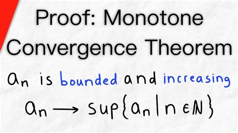 Detailed Proof of the Monotone Convergence Theorem | Real Analysis ...