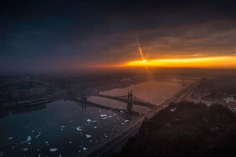 Amazing City Bridge Sunrise 8k, HD Nature, 4k Wallpapers, Images ...