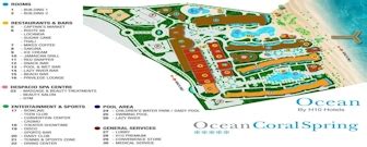 Resort Map | Ocean Coral Spring Resort | Montego Bay, Jamaica