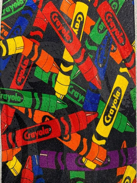 Vintage 90s Multicolor Crayola Tie by Crayola | Shop THRILLING