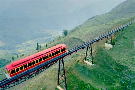 Mountain Railway between Sapa and Fansipan in Service - Baolau