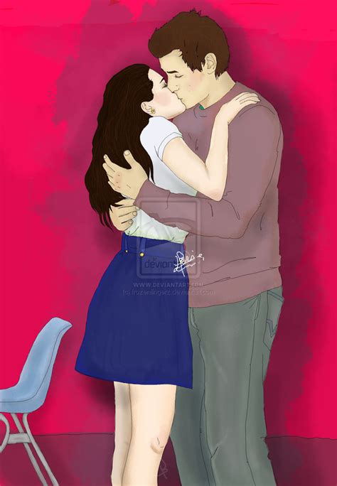 FR kiss fanart - Finn & Rachel Fan Art (9237830) - Fanpop