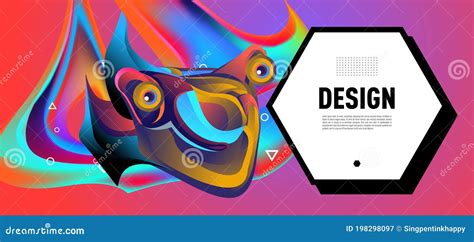 Colorful Abstract Banner Template with Dummy Text for Web Design ...