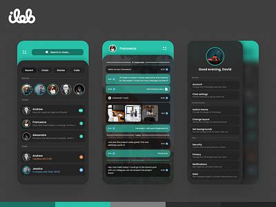 WhatsApp Redesign - Dark Mode by David Noé on Dribbble