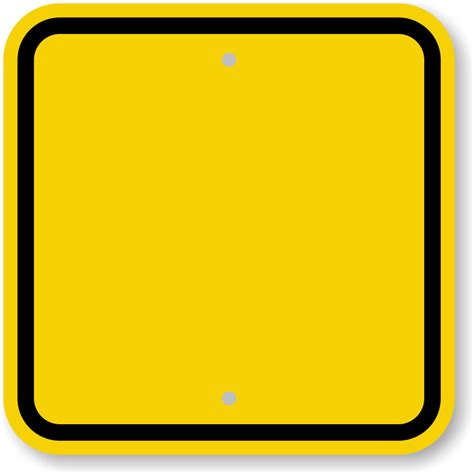Yellow Road Signs