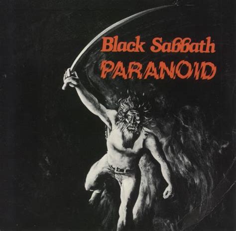 Black Sabbath Paranoid UK 7" vinyl single (7 inch record / 45) (92167)