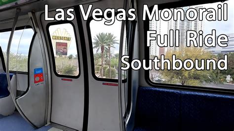 Las Vegas Monorail Full Ride Southbound - YouTube