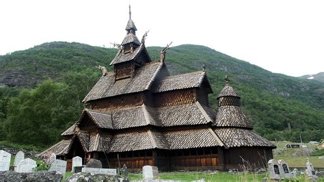 900 Year Old Borgund Stavkirke Temple, Norway - YouTube