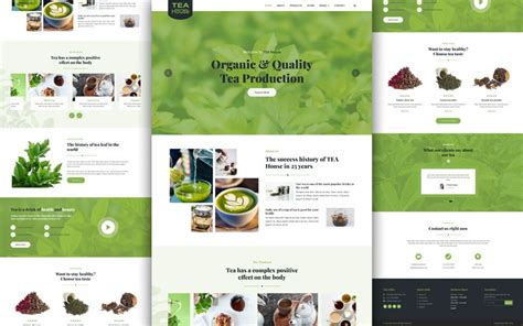 Tea Shop Website Template Free Download - HTML Codex