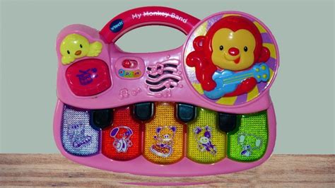 Musical and ligth up toy. Vtech instrument toy with sounds. My monkey band piano- # ...