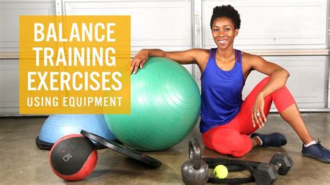 Balance Training Exercises Using Equipment - YouTube