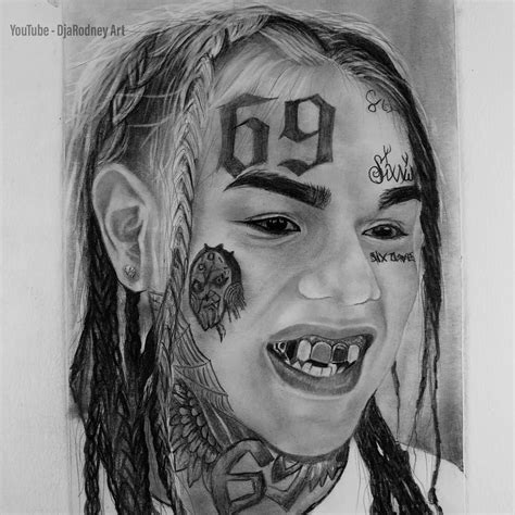 How To Draw 6Ix9Ine Tattoo Obviously after the trial 6ix9ine can t return to the deli counter he ...